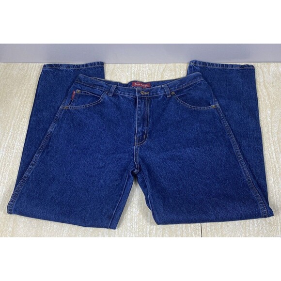 Blue Ridge Sports Workwear Denim Jeans Men's Size 34 x 32 Dark Wash - Picture 2 of 7